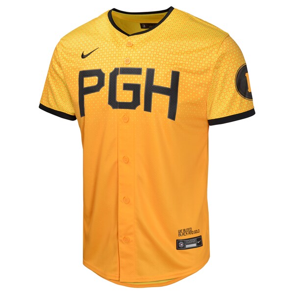 Ke'Bryan Hayes Pittsburgh Pirates Nike Youth City Connect Limited Player Jersey - Gold