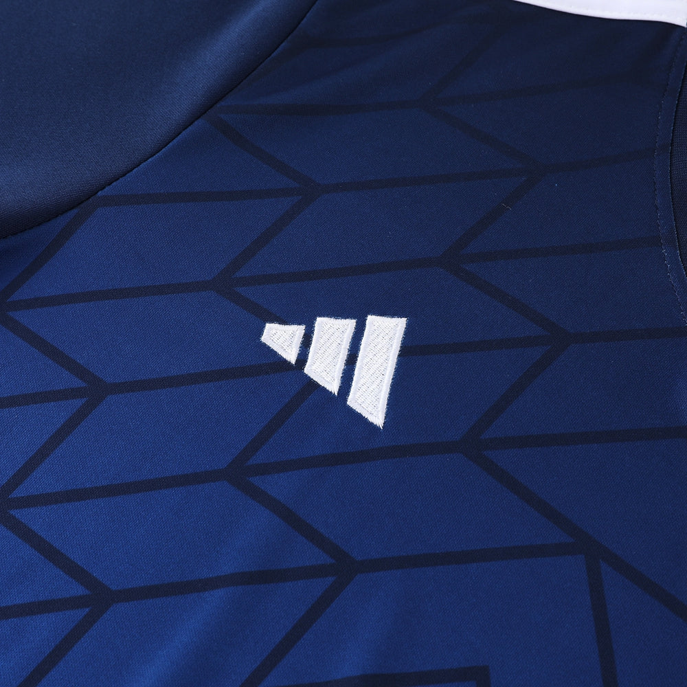 Adidas Short Sleeve Training Jersey Set - AD05- Dark Blue