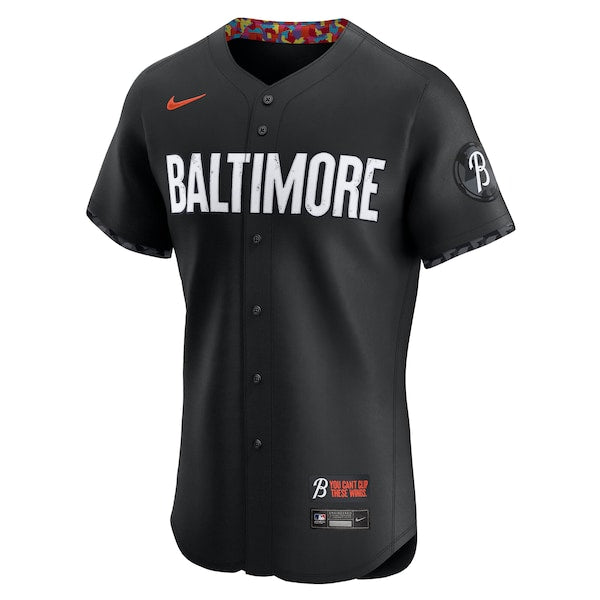 Baltimore Orioles Nike City Connect  Elite Jersey - Black