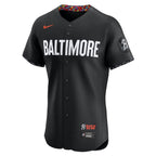 Baltimore Orioles Nike City Connect  Elite Jersey - Black