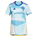 Sam Vines Colorado Rapids adidas Women's 2024 New Day Kit Replica Player Jersey - Light Blue/Burgundy