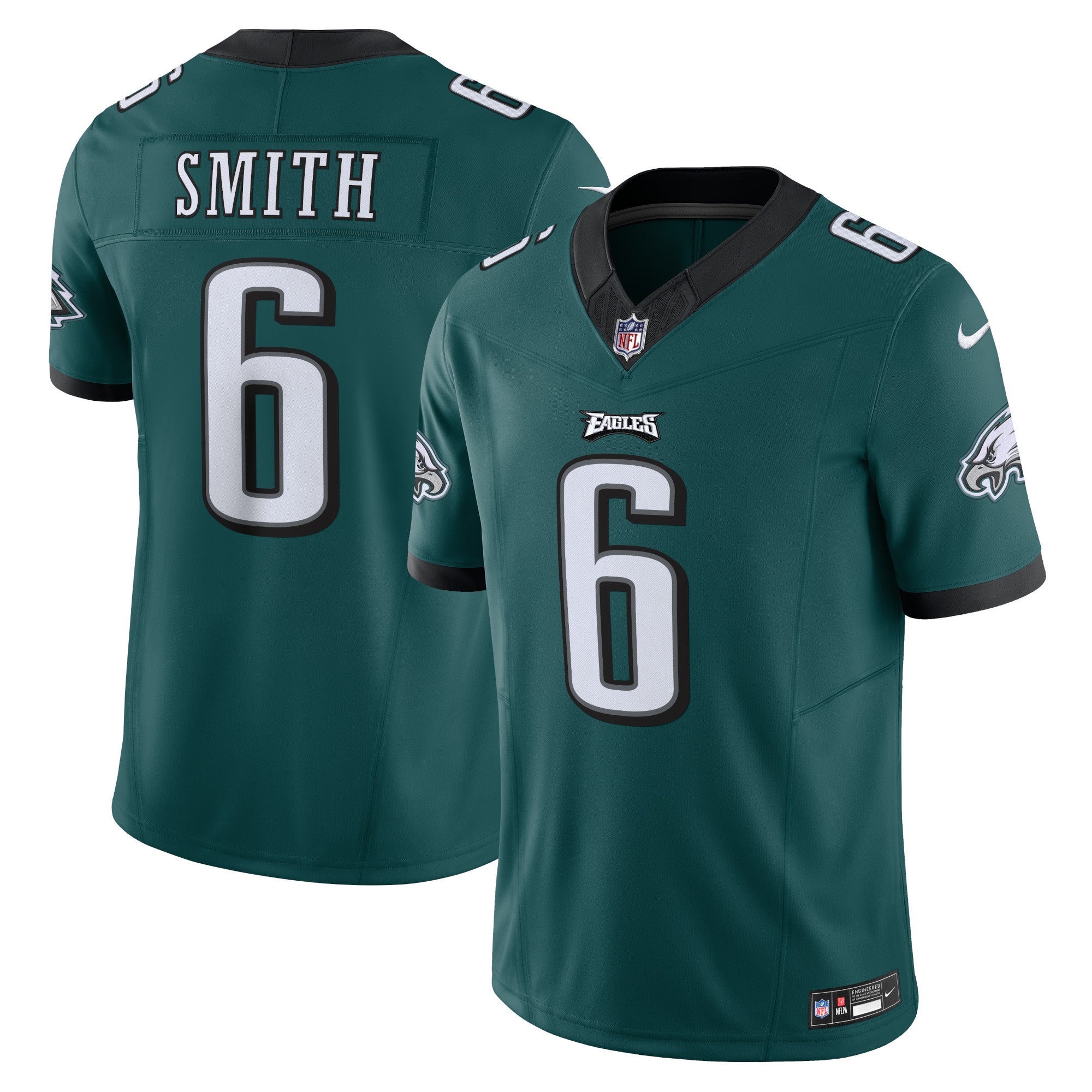 DeVonta Smith Philadelphia Eagles Nike Vapor F.U.S.E. Limited Jersey - Kelly Green/Green