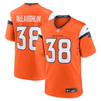Jaleel McLaughlin Denver Broncos Nike Team Game Jersey -  Orange/Navy/White