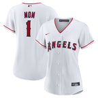 Los Angeles Angels Nike Women's #1 Mom Home Replica Jersey - White