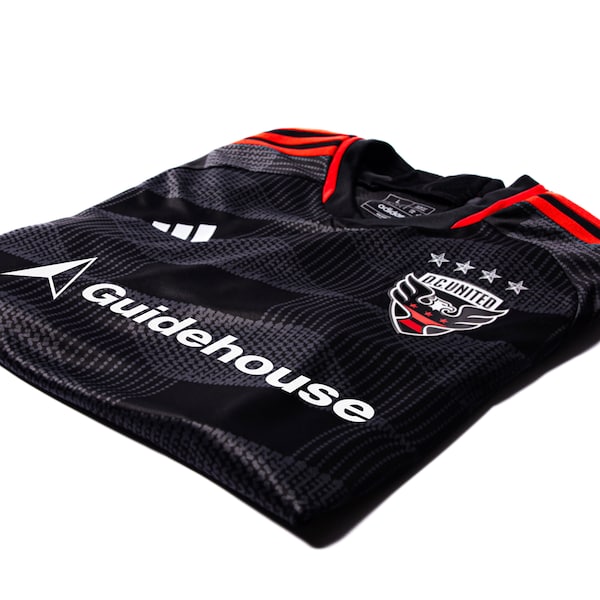 D.C. United adidas 2024 The Icon Kit Authentic Custom Jersey – Black