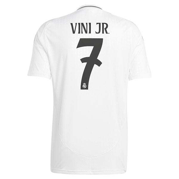 Vini Jr. Los Merengues adidas Youth 2024/25 Home Replica Player Jersey - White
