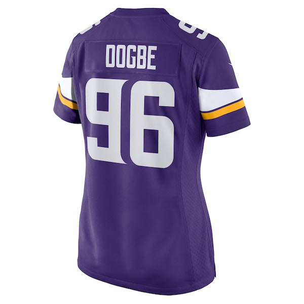 Michael Dogbe Minnesota Vikings Nike Women's Team Game Jersey -  Purple