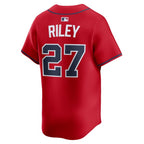 Austin Riley Atlanta Braves Nike Alternate Limited Player Jersey - Red/White