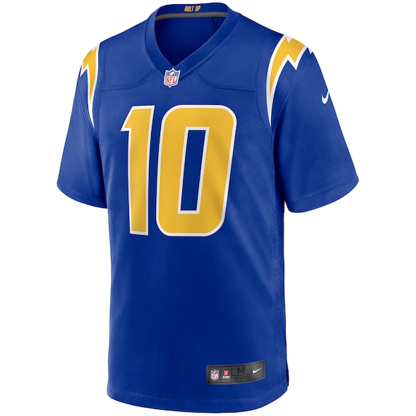 Justin Herbert Los Angeles Chargers Nike 2nd Alternate Game Jersey - Royal/Navy/White
