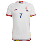 Kevin De Bruyne Belgium National Team adidas 2022/23 Away Replica Jersey - White