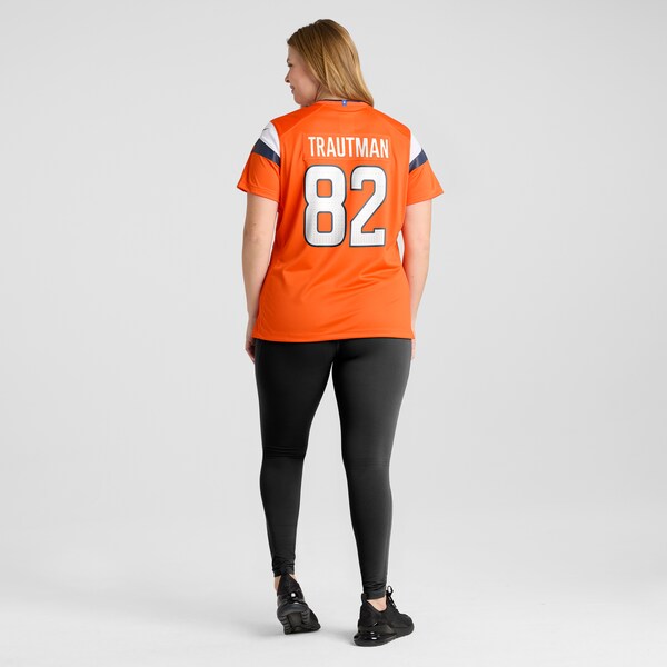 Adam Trautman Denver Broncos Nike Women's Team Game Jersey -  Orange