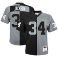 Bo Jackson Las Vegas Raiders Youth Split Legacy Jersey - Black/Silver