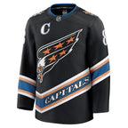 Alexander Ovechkin Washington Capitals  Alternate 50th Anniversary Premium Jersey - Black/White/Red