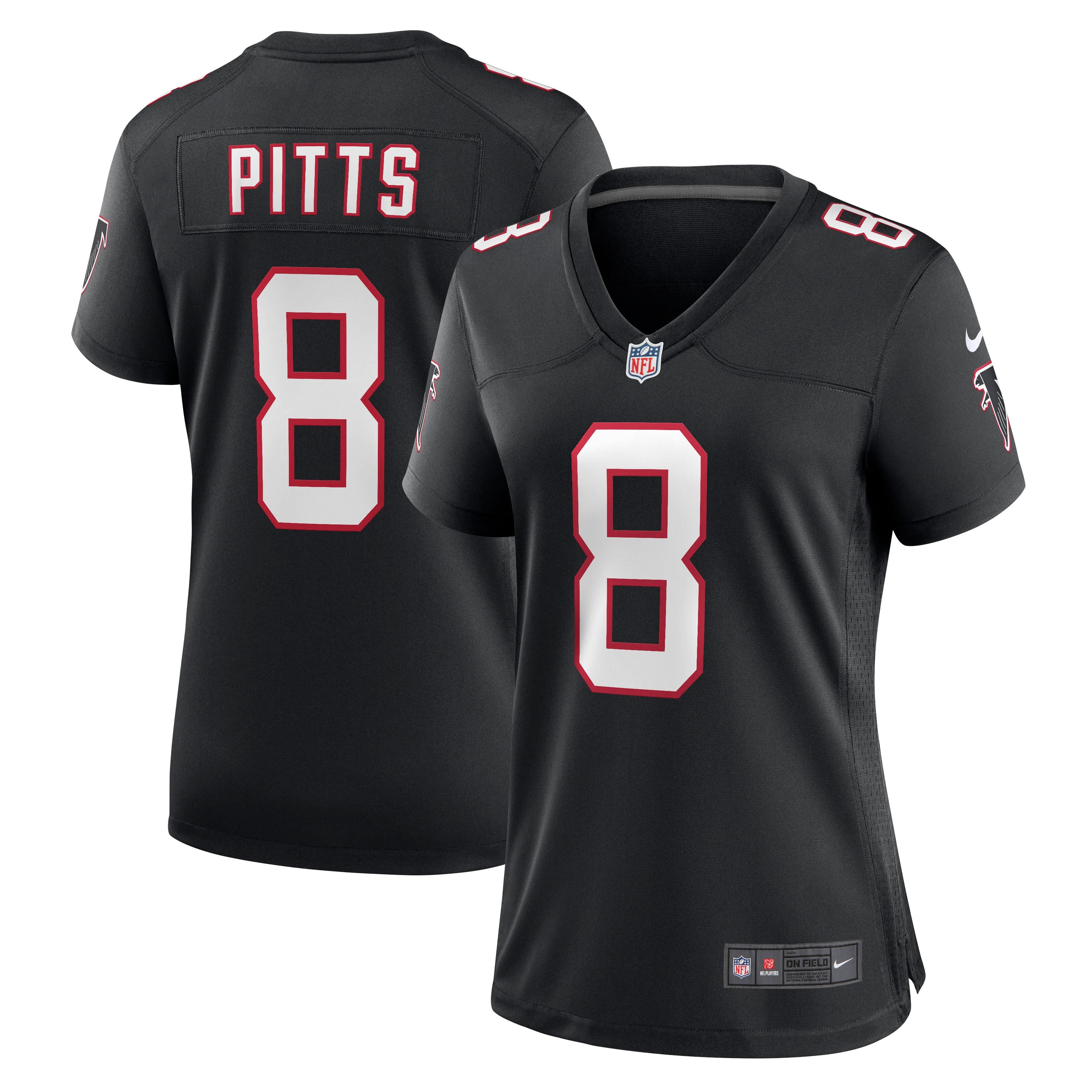Kyle Pitts Atlanta Falcons Nike Women's Alternate Game Jersey - Red/Black