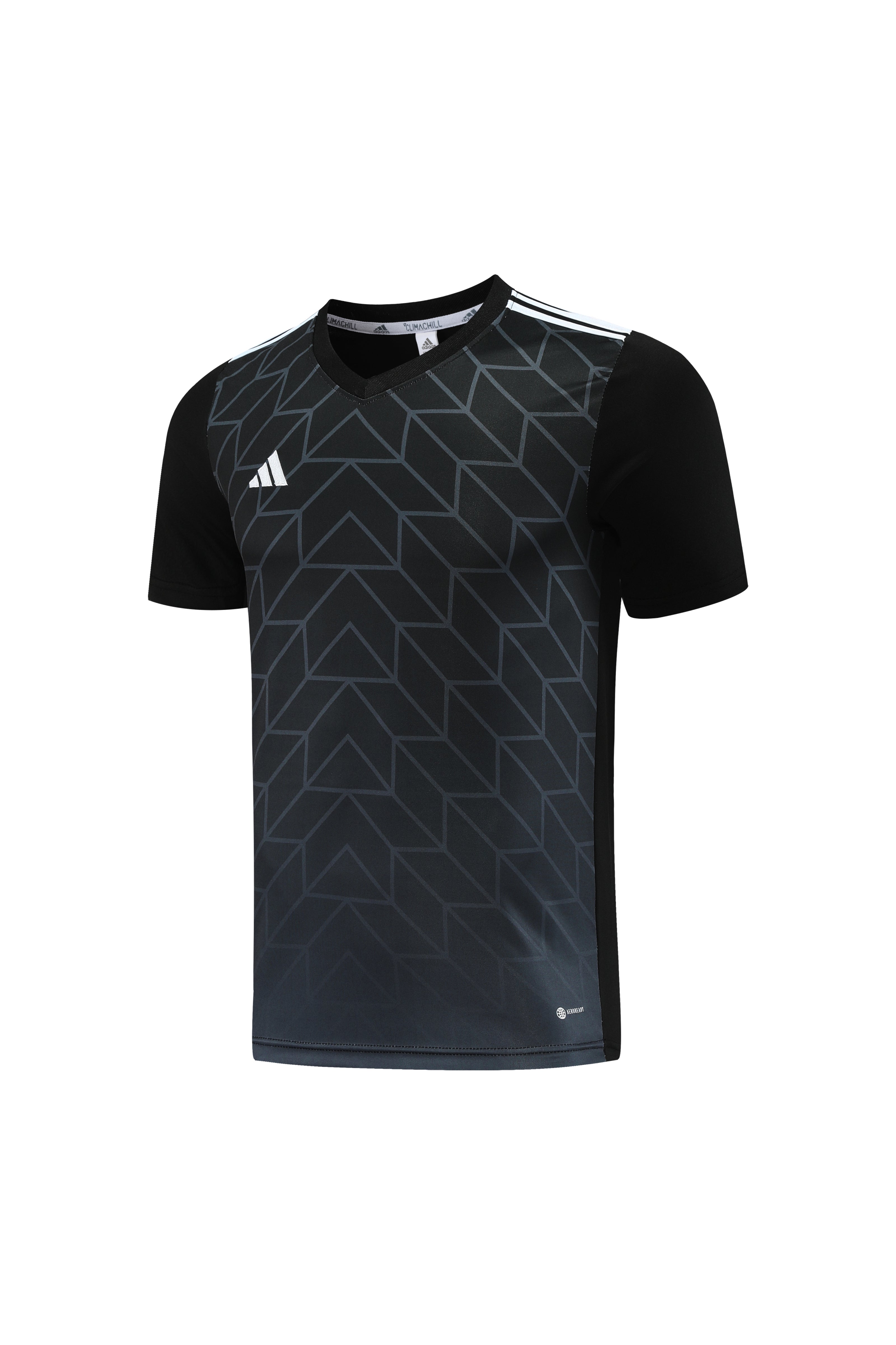 Adidas Short Sleeve Training Jersey Set - AD05- Black