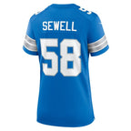 Penei Sewell Detroit Lions Nike Women's Game Jersey - Blue