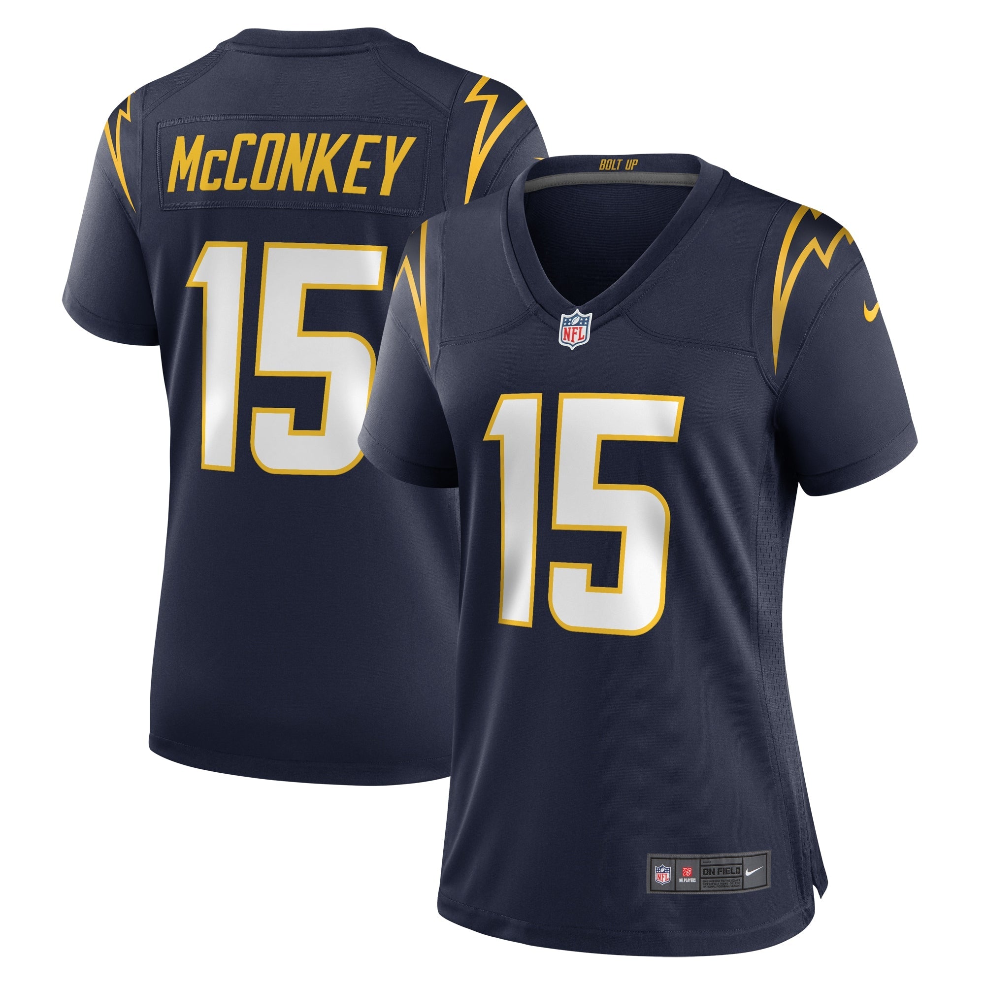Ladd McConkey Los Angeles Chargers Nike Women's Alternate Game Jersey -  Royal/Navy/White