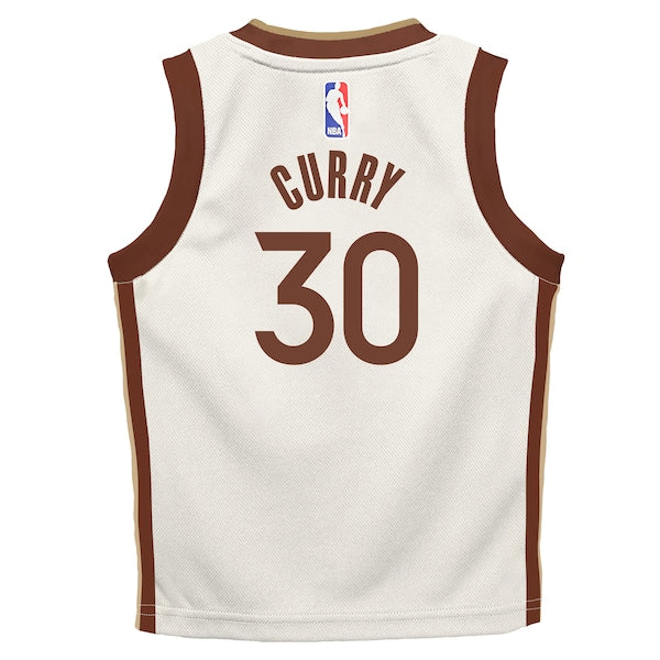 Stephen Curry Golden State Warriors Nike Infant 2025/26 City Edition Swingman Jersey - Tan