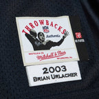 Brian Urlacher Chicago Bears 2003 Authentic Throwback Retired Player Jersey - Navy
