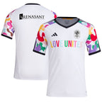 Nashville SC adidas 2024 Pride Pre-Match Top - White