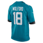 John Wolford Jacksonville Jaguars Nike Team Game Jersey -  Teal