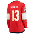 Sam Reinhart Florida Panthers  Women's 2025 Stanley Cup Final Home Breakaway Player Jersey - Red