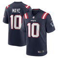 Drake Maye New England Patriots Nike 2024 NFL Draft First Round Pick Player Game Jersey - Navy