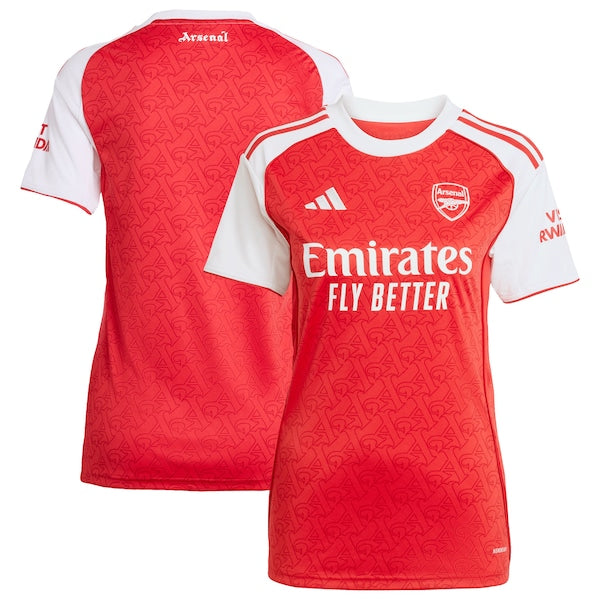 Arsenal adidas Women's 2025/26 Home Replica Jersey - Red/Blue