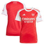 Arsenal adidas Women's 2025/26 Home Replica Jersey - Red/Blue