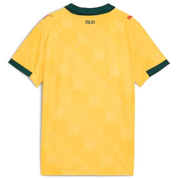 AC Milan Puma Youth 2025/26 Third Replica Jersey - Yellow/White