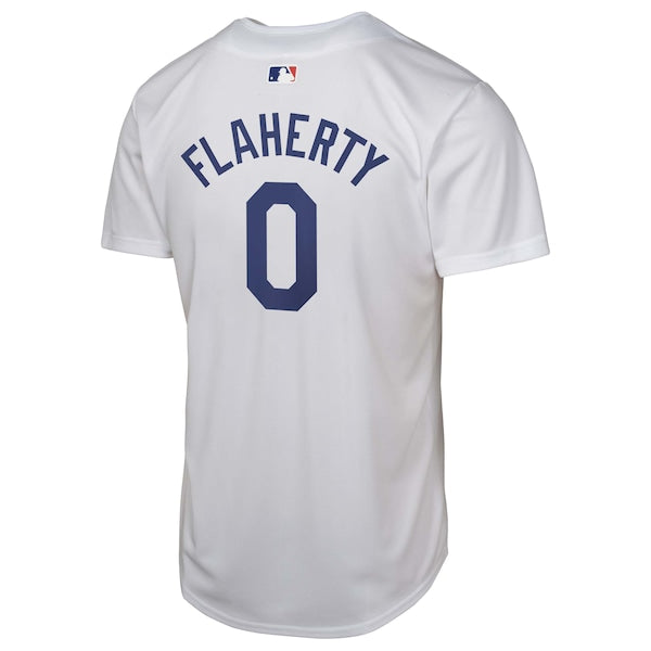 Jack Flaherty Los Angeles Dodgers Nike Youth Home Player Game Jersey - White