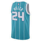 Brandon Miller Charlotte Hornets Nike Unisex NBA Draft Swingman Jersey - Icon Edition - Teal