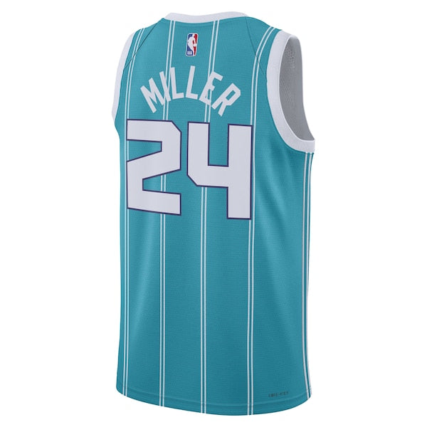 Brandon Miller Charlotte Hornets Nike Unisex NBA Draft Swingman Jersey - Icon Edition - Teal