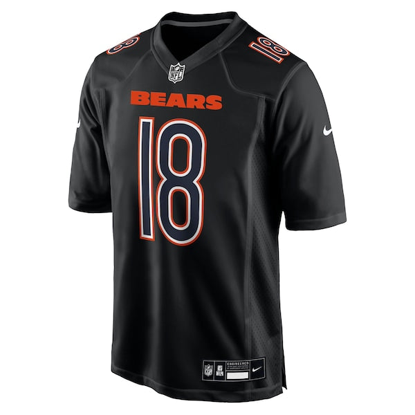 Caleb Williams Chicago Bears Nike Fashion Jersey - Carbon Black/White
