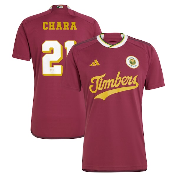 Diego Chara Portland Timbers adidas 2024 Archive Replica Jersey - Red