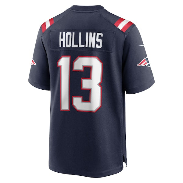 Mack Hollins New England Patriots Nike Team Game Jersey -  Navy