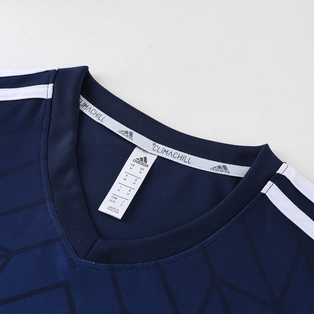 Adidas Short Sleeve Training Jersey Set - AD05- Dark Blue