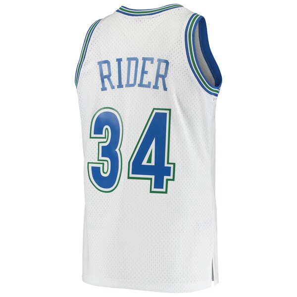 Isaiah Rider Minnesota Timberwolves 1995/96 Hardwood Classics Swingman Jersey - White