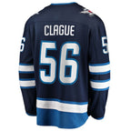 Kale Clague Winnipeg Jets  Home Breakaway Jersey - Navy