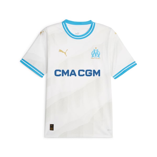Olympique Marseille Puma 2023/24 Home Replica Jersey - White
