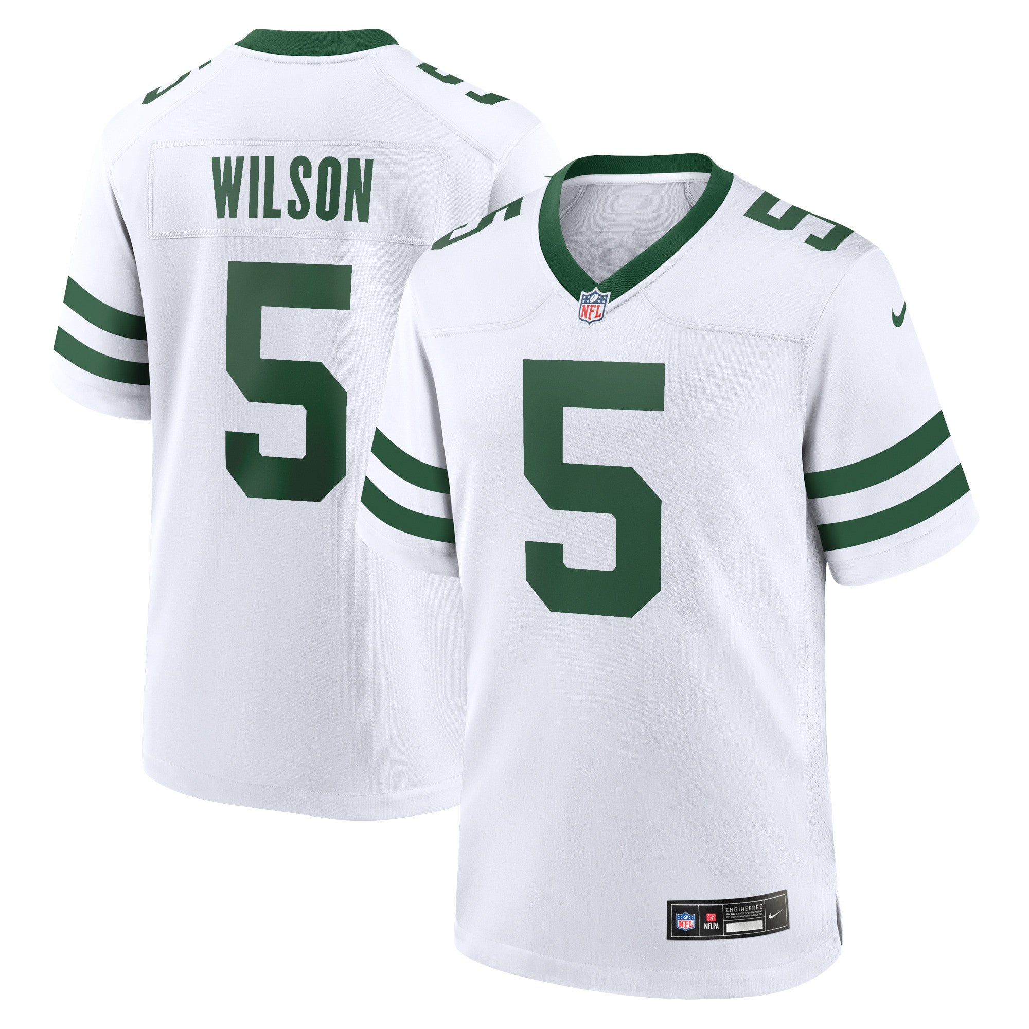 Garrett Wilson New York Jets Nike Alternate Game Jersey - Legacy Black