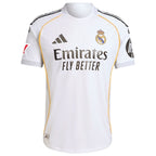 Los Merengues adidas 2025/26 Home Authentic Custom Jersey - White/Blue