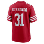 Isaac Guerendo San Francisco 49ers Nike  Game Jersey -  Scarlet