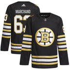 Brad Marchand Boston Bruins adidas  Primegreen Authentic Player Jersey - Black/White