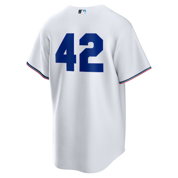 Miami Marlins Nike Home  2025 Jackie Robinson Day Replica Jersey - White