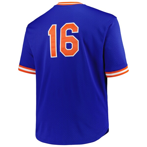 Dwight Gooden New York Mets Profile Big & Tall Cooperstown Collection Mesh Batting Practice Jersey - Royal