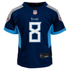 Will Levis Tennessee Titans Nike Preschool Game Jersey - Navy/Light Blue