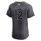 Francisco Lindor New York Mets Nike City Connect Elite Jersey - Gray