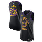 LeBron James Los Angeles Lakers Nike Unisex 2025/26 Authentic Jersey - City Edition - Black