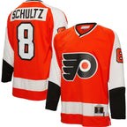 Dave Schultz Philadelphia Flyers  1974/75 Blue Line Player Jersey - Orange